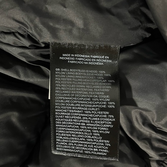 NWT The North Face Hydrenalite Down Hoodie Jacket size Medium in Black - Picture 10 of 12